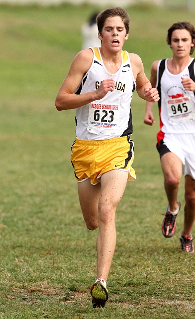 2010NCSXC BD1-2137.JPG - 2010 North Coast Section Cross Country Championships, Hayward High School, Hayward, California